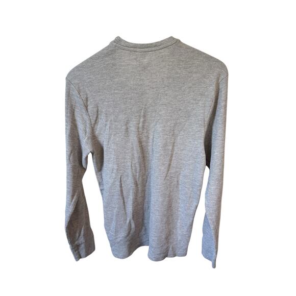 US POLO ASSN. Waffle Knit Thermal Gray Pajama Lounge Shirt Men’s Size Large Cozy - Picture 5 of 6